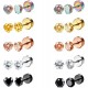10 Pairs Stainless CZ Stud Earrings For Women Men Tragus Helix Round Heart Cubic Zirconia Flat Back Screw Back 20G Ear Piercing Set 2MM-5MM 10 Pairs Stainless CZ Stud Earrings For Women Men Tragus Helix Round Heart Cubic Zirconia Flat Back Screw Back 20G Ear Piercing Set 2MM-5MM